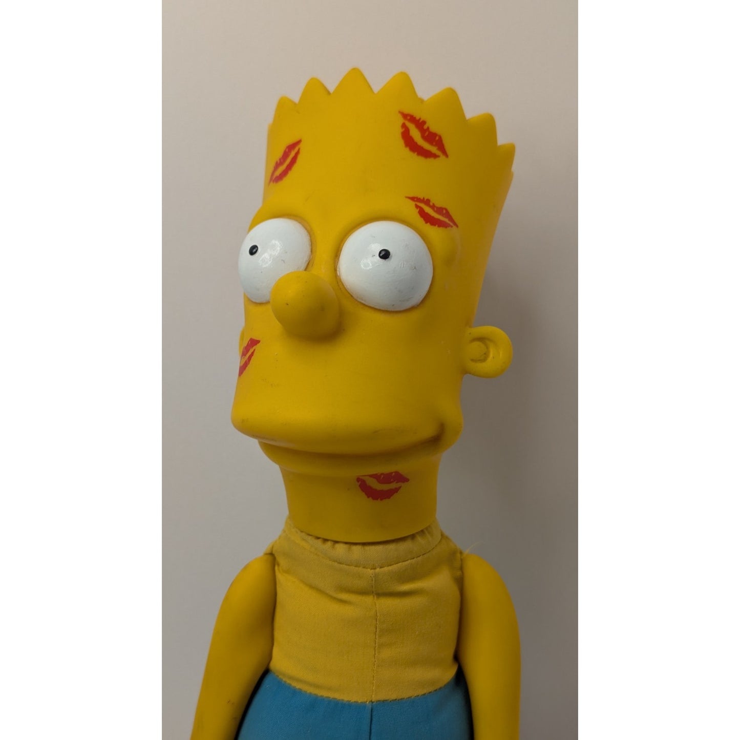 Vintage 90'S Bart Simpson Cooties Man Vinyl & Plush Figure 1990 No Shirt