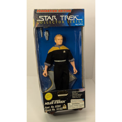 Star Trek MILES O'BRIEN 9" Action Figure 1996 DS9 Playmates FEDERATION Edition