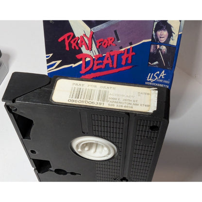 Pray For Death Sho Kosugi Big Box VHS Previous Rental USA Home Video