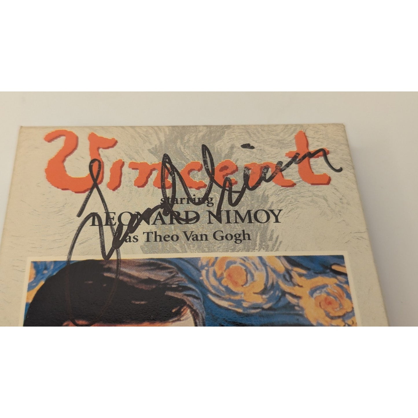 Autographed Leonard Nimoy VINCENT VHS Rare & OOP 1981 One-Man Performance Biopic