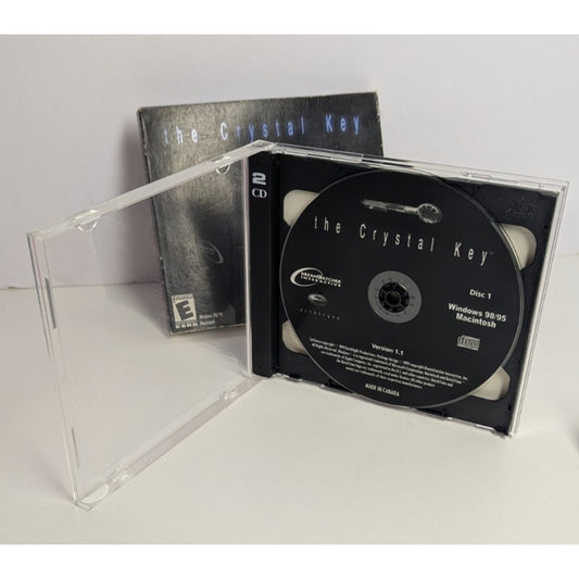 The Crystal Key PC/Mac Game Win 95/98 2 Discs Adventure Puzzle
