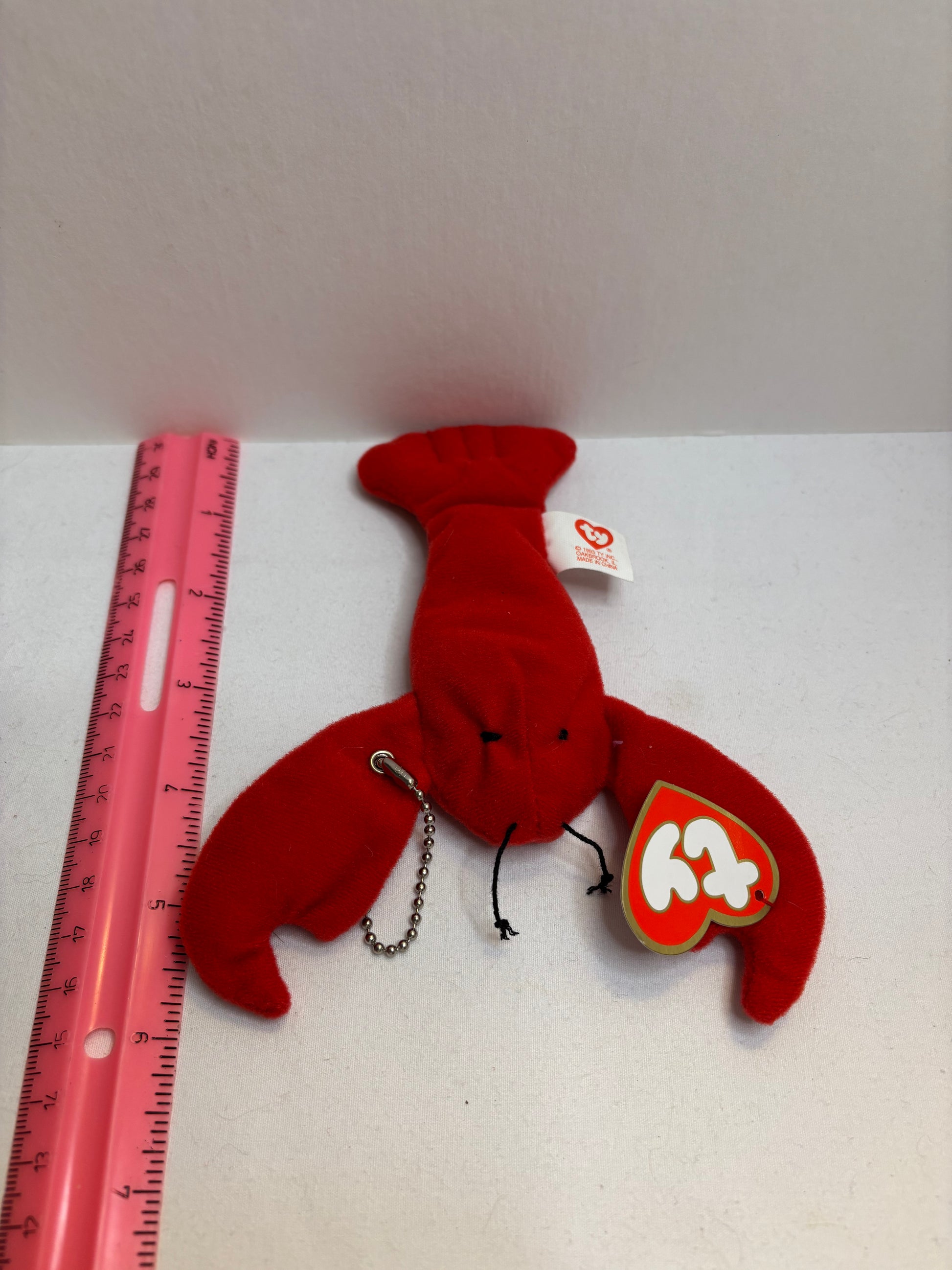 red lobster plush bag charm